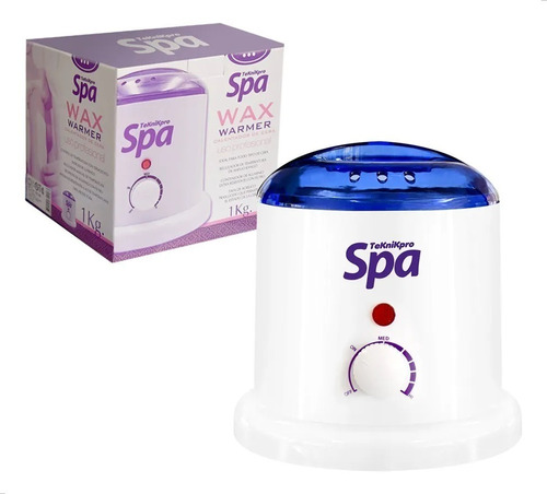 Fundidor Calentador De Cera Depilación Teknikpro Spa 1 Kg