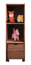 Comprar Baul Organizador Juguetero Cajon Ruedas Comodo 32x40x122 Color Cedro