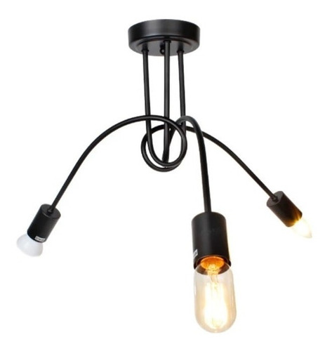 Artefacto De 3 Luces Aplique Techo Spot - 3xe27