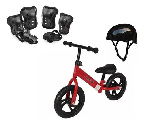 Promo Chivita + Casco + Protección Bicicleta Niño Metálica  