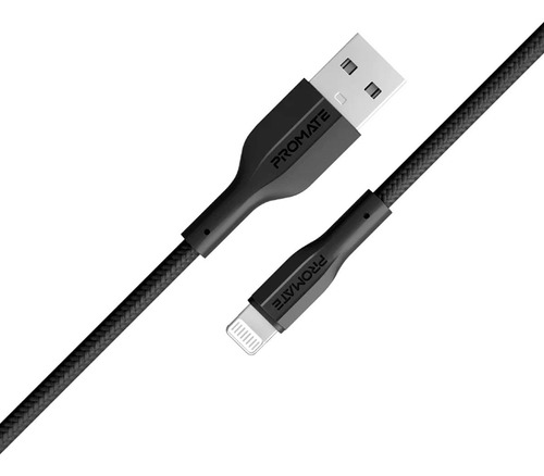 Cable Promate Xcord De Usb A Lightning 1 Metro Dimm Color Negro