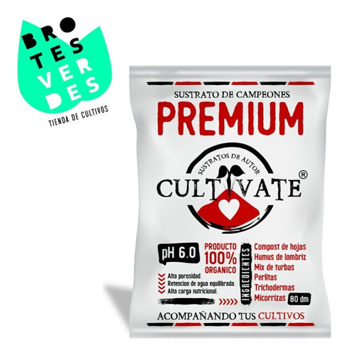 Cultivate Sustrato De Autor Premium 80 Ltrs