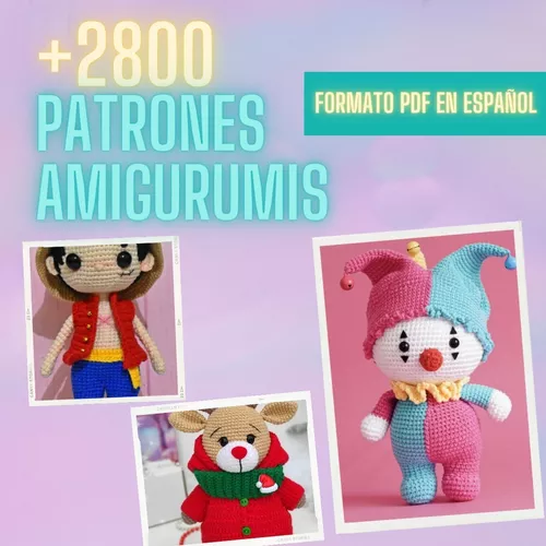 2800 Patrones De Amigurumis, Pdf En Español
