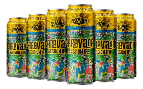 Cerveza Antares Caravana Session Ipa Lata - Pack X6