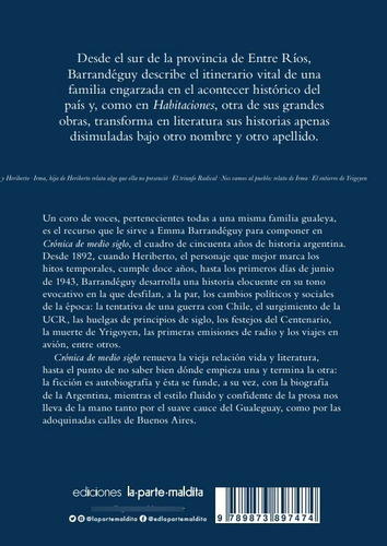 Imagen 2 de 3 de Crónica De Medio Siglo - Emma Barrandéguy