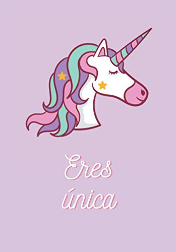 Libreta De Hojas Blancas De Unicornio Con Su Frase Motivador