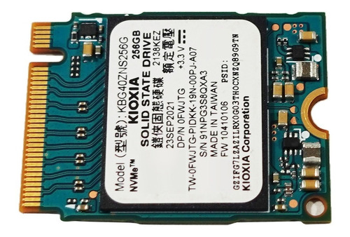 Disco Ssd Kioxia Toshiba Bg4 256gb M.2 2230 Pcie Nvme Oem Ct