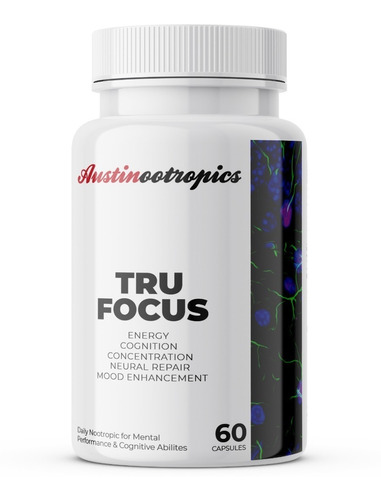 Austinootropics | Tru Focus Nootropic Stack | 60 Capsules