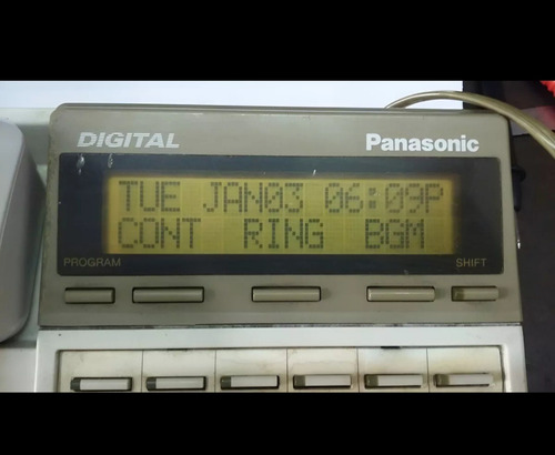 Teléfono Panasonic Digital Kx-t7230x Propietario Con Cables Marfil (Usado)