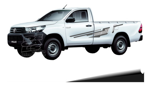 Calco Toyota Hilux 2016 - 2019 Cabina Simple Juego Completo