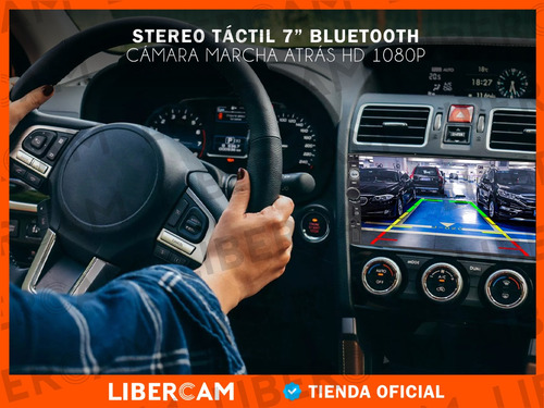 Stereo Con Pantalla Tactil 7 Bluetooth Camara Retroceso