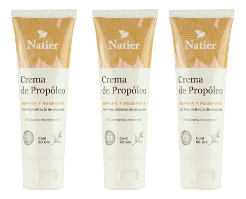 Crema Propóleo X3 Natier Disminuye Estrías   50g