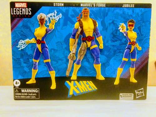 Marvel Legends Xmen Tripack Tormenta Forge Y Júbilo