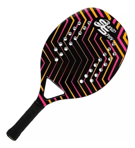 Raquete Beach Tennis Aloha Full Carbon Com Raqueteira Cor Pink