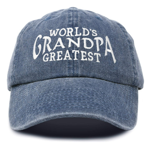 Dalix Worlds Greatest Grandpa Hat Vintage Cap Gift Washed Co