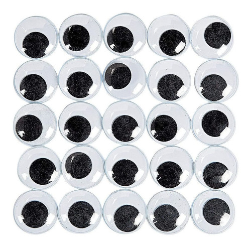 Fun Express Super Enorme Negro Wiggle Googly Eyes - Artes Y 