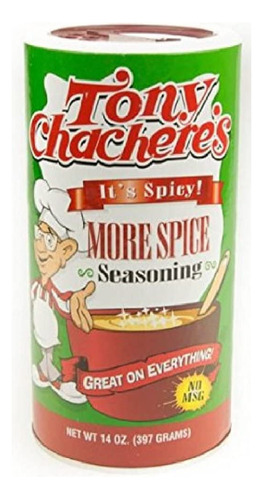 Tony Chachere's Condimento Criollo More Spice - 14 Oz