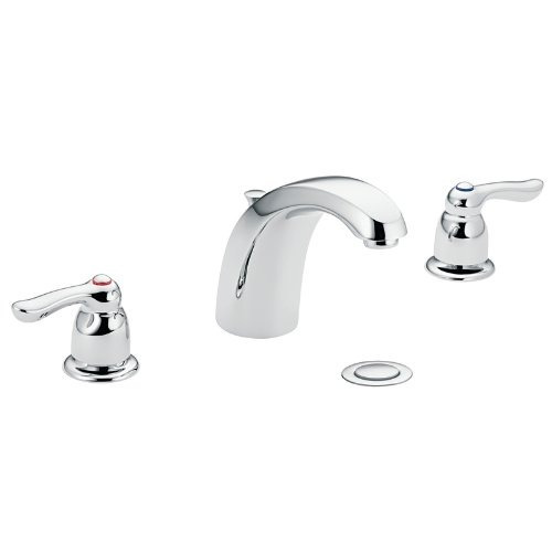 Moen 4945 Chateau Dos De Arco Bajo Para Baño Grifo, Cromo