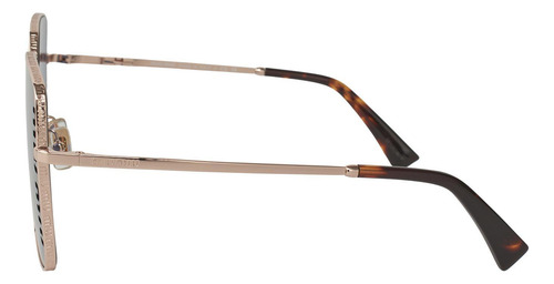 Miu Miu Mu 51ys Zvf-1v1 Square Shape Gold Rose Blue (Usado)