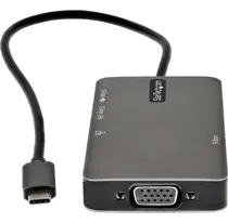 Comprar Adaptador Multipuerto Usb-c De Startech.com - Usb-c A Hdmi 4k De 30 Hz O Vga De 1080p - Minidock Usb Tipo C Con Paso De Suministro De Energía De 100 W, Hub Usb De 3 Puertos De 5 Gbps, Gbe: 12\\ (30 Cm)