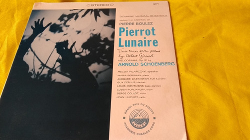 Vinil Pierrot Lunaire Melodrama Op. 21 By Arnold Schoenberg