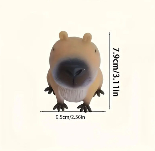 3 Capibaras Estirable Capybara Elástico Juguetes Anti Estrés