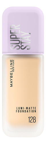 Base de maquillaje líquida Maybelline Super Stay Base Lumi Matte Lumi Matte tono 128 - 40mL 91g
