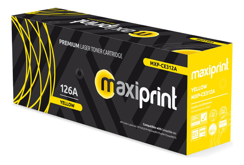 Toner Maxiprint 126a Compatible Hp Color Amarillo 126a 130a