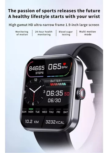 . Reloj Inteligente De Moda Con Monitor Deportivo