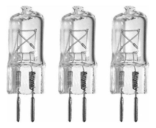 Foco De Halógeno - (3) -bombillas 25 Watt G6.35 120v 25w