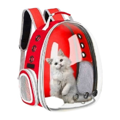 Mochila De Burbuja Para Transportar Gatos Y Cachorros