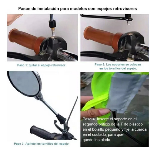 Toldo Cubresol De Motoneta Impermeable Protección Lluvia Sol
