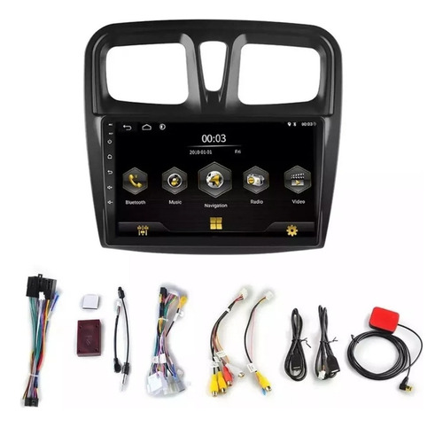 Estéreo Pantalla Android 10 Renault Logan Sandero 2012-2023