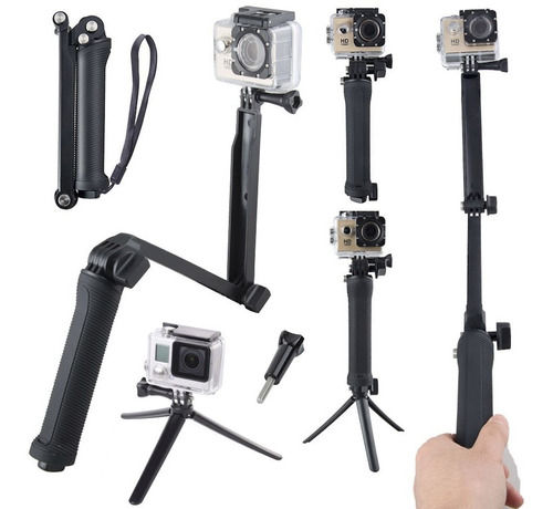 Palo Selfie Monopod +tripode Compatible Gopro Soporte 3 En 1