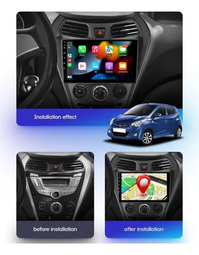 Qp Radio Android 4+64 Carplay Qled Hyundai Eon