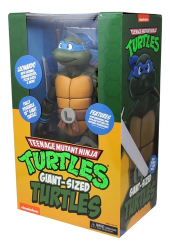 Figura Leonardo - Tmnt Tortugas Ninja - 1/4 Scale Giant Size