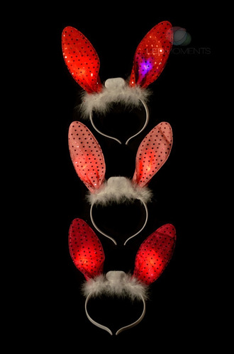 Imagen 4 de 10 de Vinchas Surtidas Led Combo Luminoso Pack Cotillon X10