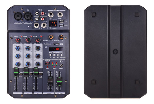Mesa De Mezclas T4 De 4 Canales, Portátil, Dsp Integrada, 16