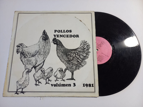 Disco Lp Pollos Vencedor / Vol 3 / 1981