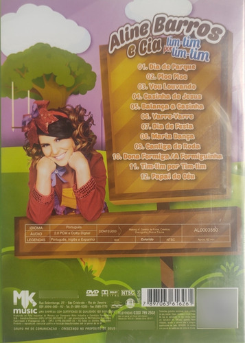 Dvd Aline Barros E Cia Tim Tim Por Tim Tim Lacrado