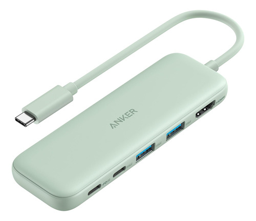 Hub Usb-c Anker 332 5 En 1 Con Pantalla Hdmi 4k Para Macbook