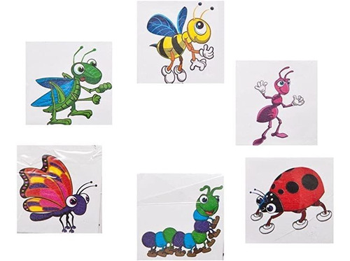 U.s. Toy Tatuajes Temporales De Insectos