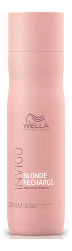 Shampoo Blonde Recharge Wella 250ml Ca - mL a $347