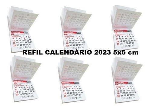 2000 Bloquinhos Calendário 2022 Para Imã De Geladeira 5x5