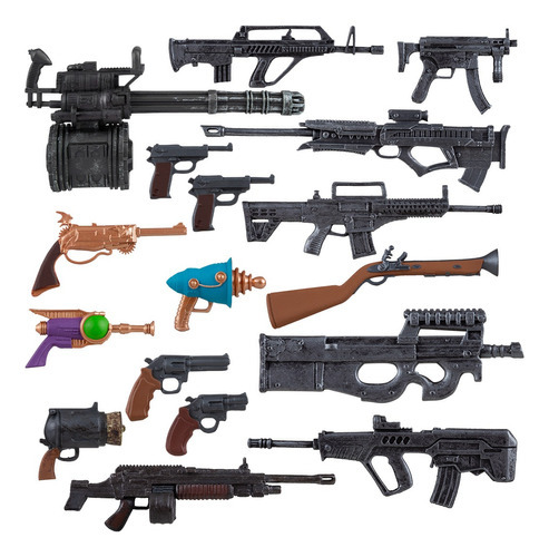 Conjunto de acessórios Mcfarlane Deluxe Accesorios Guns