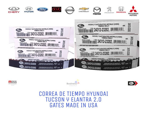 Correa De Tiempo Hyundai Tucson Y Elantra Gates Americana