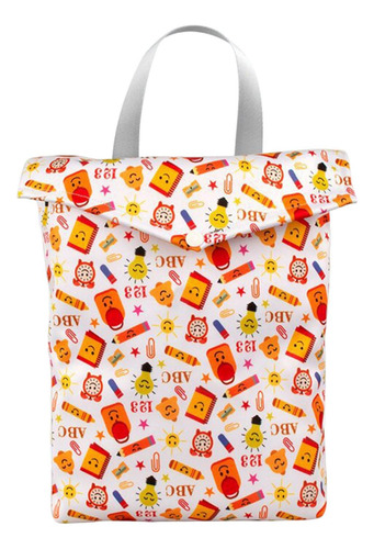 Bolsa De Pañales De Tela Para Bebé, Bolsa Sonrisa 25x30cm