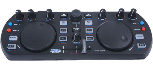 Controlador Moon Dj Dmd1000 Mixer Usb - La Roca - Cuo