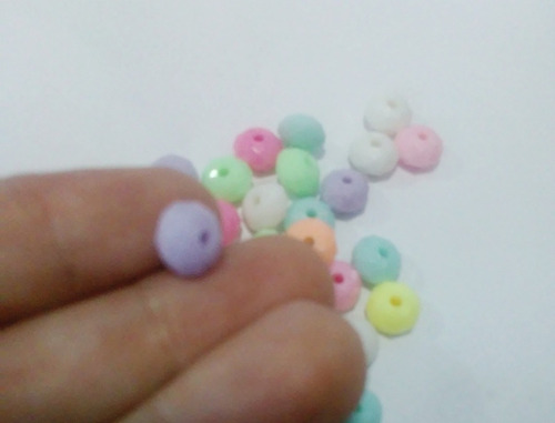 800 Donas Mostacillas Colores Pasteles Mostacillas