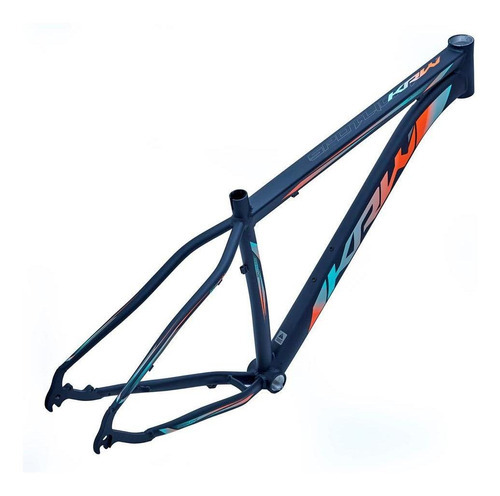 Quadro Bicicleta Spotlight Aro 29 Alumínio Mtb - Krw Cor Preto/azul E Laranja